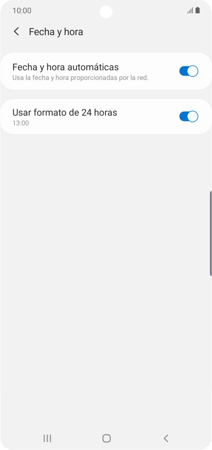 Pulsa la tecla de inicio para terminar y regresar a la pantalla de inicio.