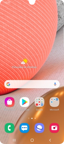Cuando el icono de carga de batería aparece en la pantalla, el teléfono se está cargando.