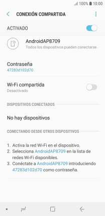 Pulsa la tecla de inicio para terminar y regresar a la pantalla de inicio.