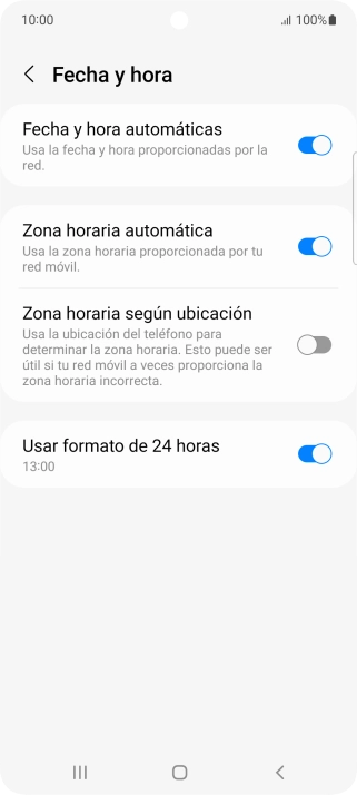 Pulsa la tecla de inicio para terminar y regresar a la pantalla de inicio.