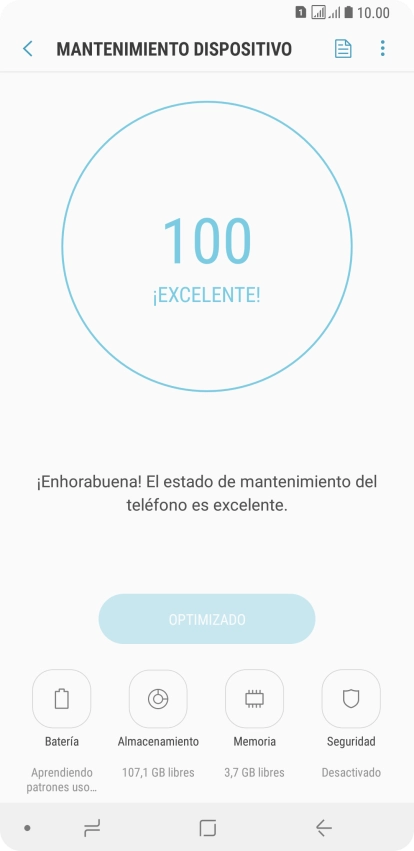 Pulsa Batería.