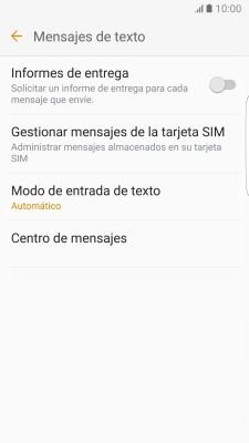 Pulsa Centro de mensajes.