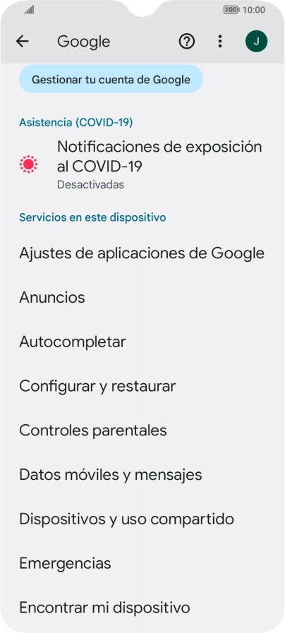 Pulsa Encontrar mi dispositivo.