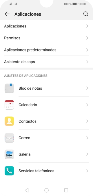 Pulsa Aplicaciones.