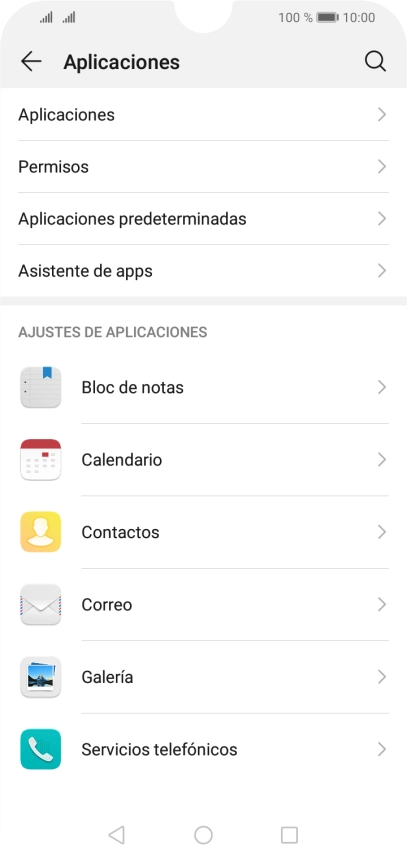 Pulsa Aplicaciones.