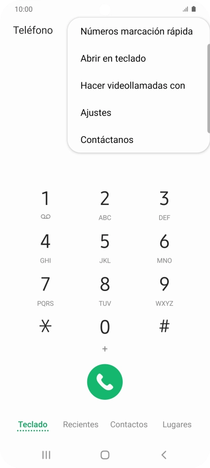 Pulsa Ajustes.