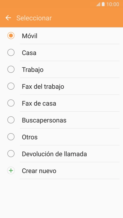 Pulsa el tipo de número deseado.