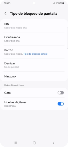 Pulsa Ninguno.