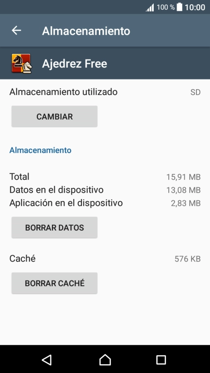 Pulsa la tecla de inicio para terminar y regresar a la pantalla de inicio.