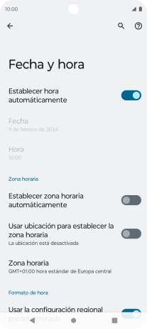 Pulsa el indicador junto a 