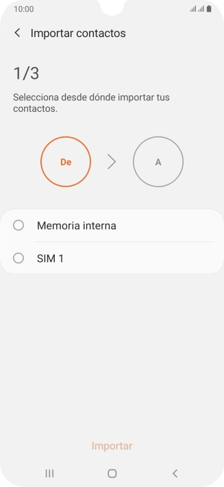 Pulsa la tarjeta SIM deseada.