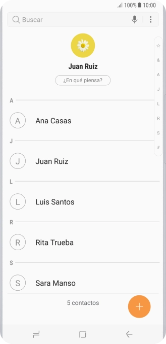Pulsa el icono de menú.