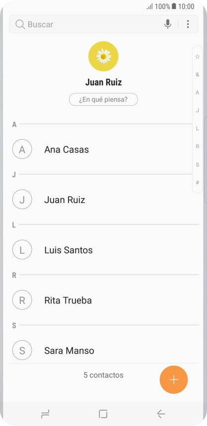 Pulsa el icono de menú.