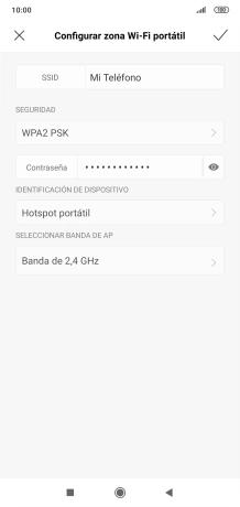 Pulsa en el campo junto a 