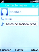 Elige Nombre e introduce el nombre deseado.