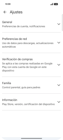 Pulsa Preferencias de red.