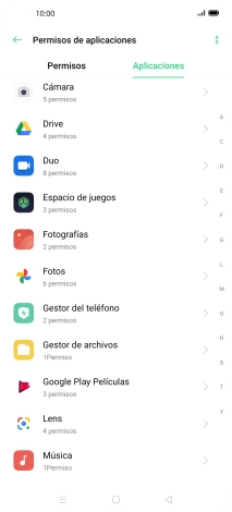 Pulsa la app deseada.