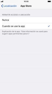 Pulsa el ajuste deseado para activar o desactivar la función.