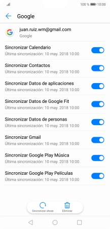 Pulsa la tecla de inicio para terminar y regresar a la pantalla de inicio.