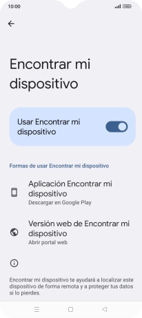 Pulsa la tecla de inicio para terminar y regresar a la pantalla de inicio.