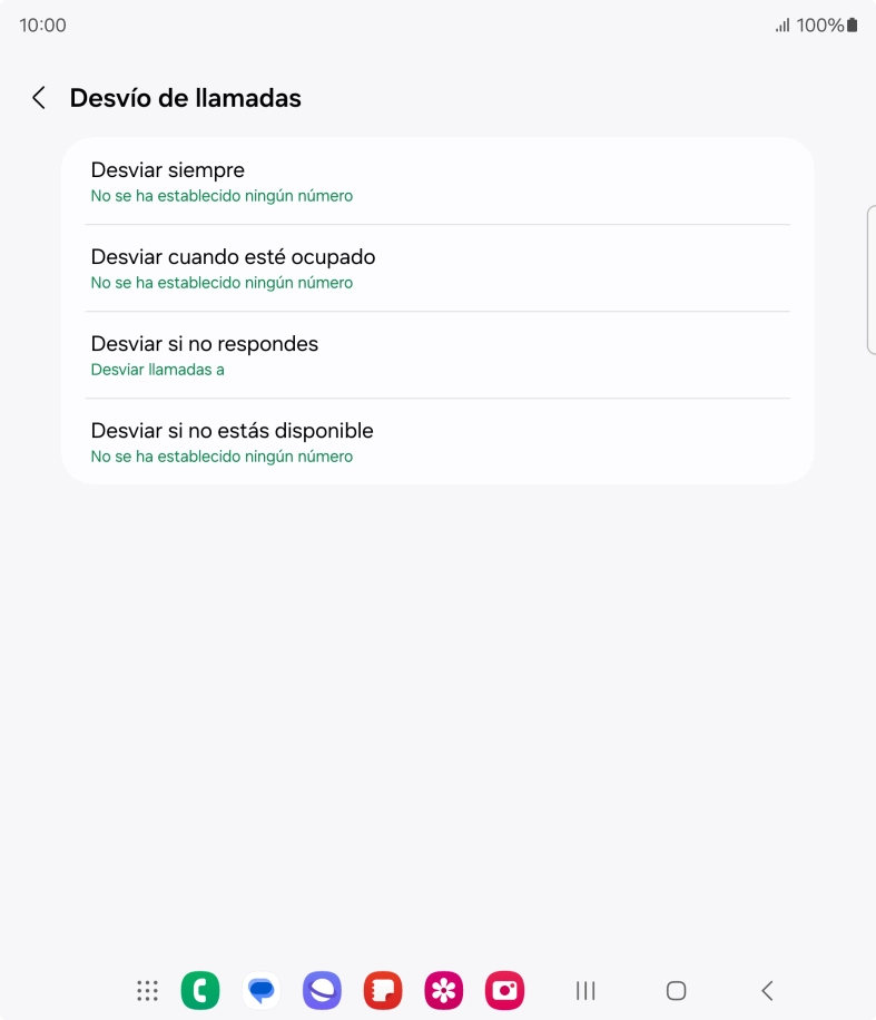 Pulsa la tecla de inicio para terminar y regresar a la pantalla de inicio.