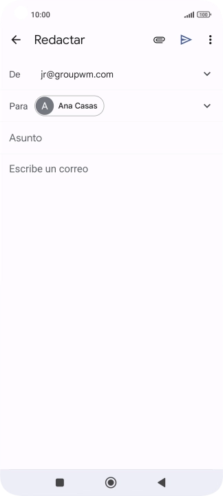Pulsa Asunto e introduce el asunto deseado.