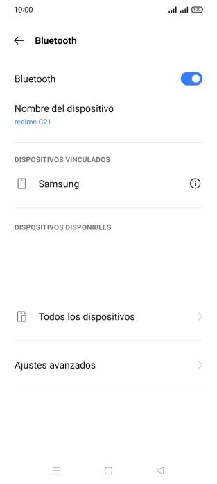 Pulsa la tecla de inicio para terminar y regresar a la pantalla de inicio.