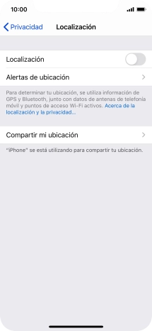 Pulsa el indicador junto a 