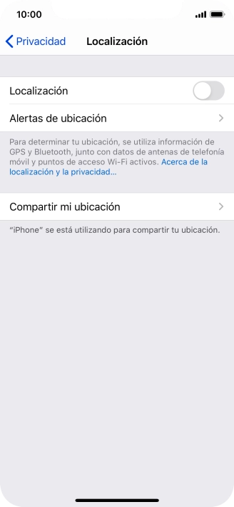 Pulsa el indicador junto a 