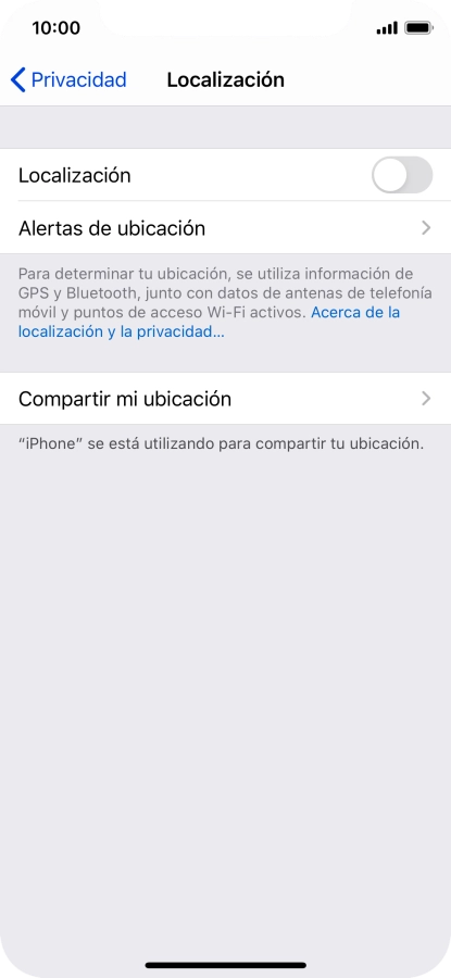 Pulsa el indicador junto a 