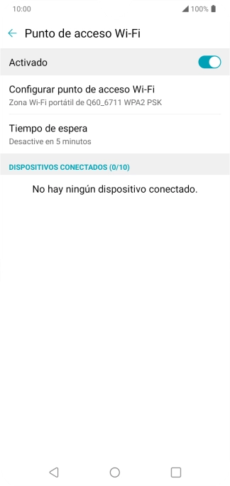 Pulsa la tecla de inicio para terminar y regresar a la pantalla de inicio.