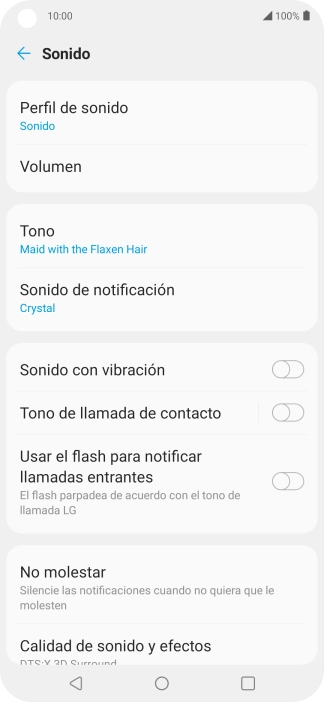 Pulsa la tecla de inicio para terminar y regresar a la pantalla de inicio.