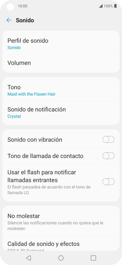Pulsa la tecla de inicio para terminar y regresar a la pantalla de inicio.