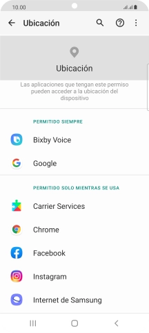 Pulsa la app deseada.