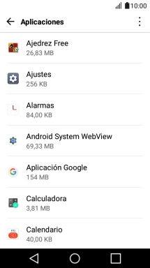 Pulsa la app deseada.