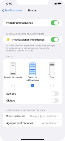 Pulsa el indicador junto a 