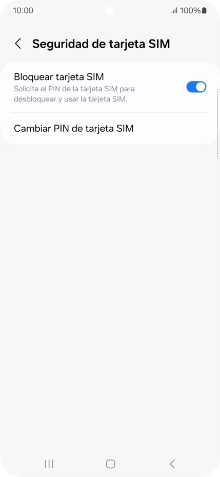 Pulsa el indicador junto a 
