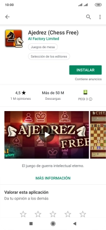 Pulsa INSTALAR y sigue las indicaciones de la pantalla para instalar la app.