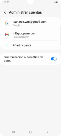 Pulsa la tecla de inicio para terminar y regresar a la pantalla de inicio.