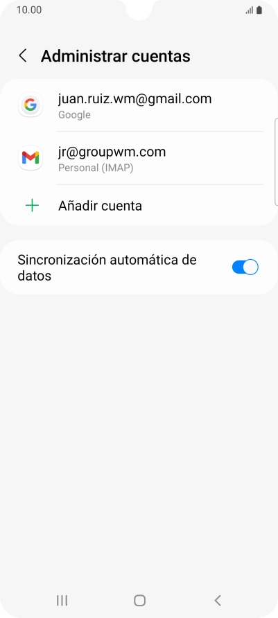 Pulsa la tecla de inicio para terminar y regresar a la pantalla de inicio.