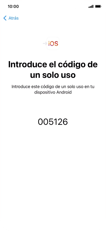 Seguir las indicaciones de la pantalla y de la app 