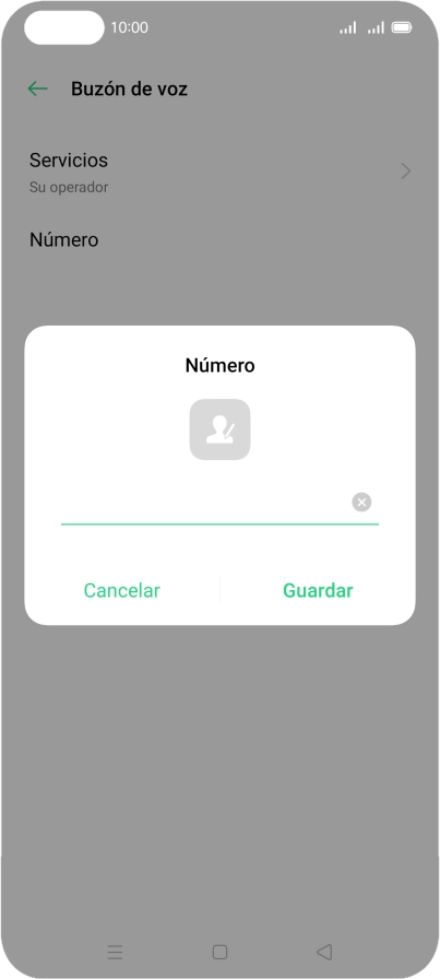 Introduce 22177 y pulsa Guardar.