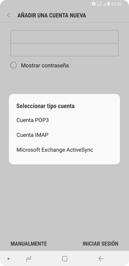 Pulsa Cuenta POP3.