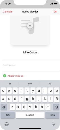 Pulsa Añadir música.