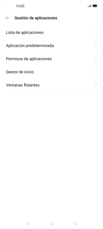 Pulsa Permisos de aplicaciones.