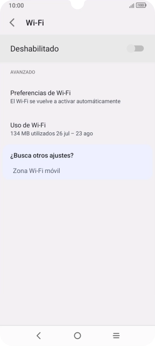 Pulsa el indicador bajo 