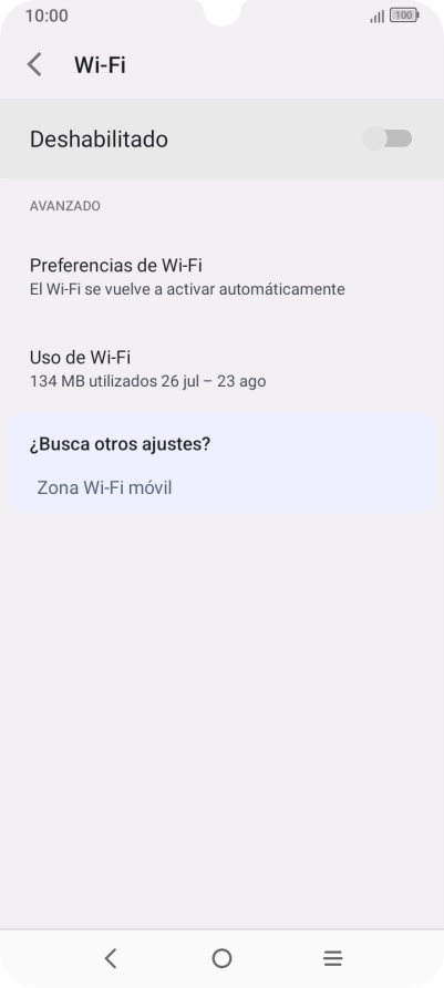 Pulsa el indicador bajo 