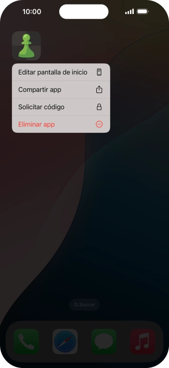 Pulsa Solicitar código.