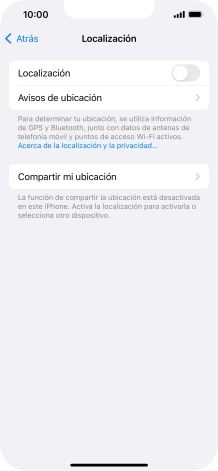 Pulsa el indicador junto a 