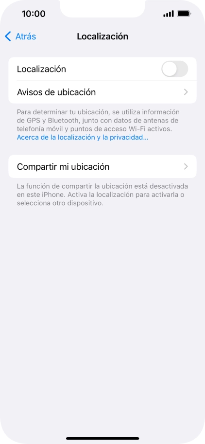 Pulsa el indicador junto a 